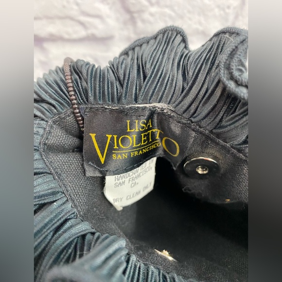 Lisa Violetto San Francisco ruffled mini evening bag - Picture 3 of 4